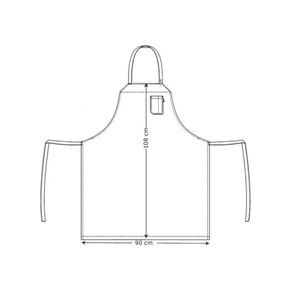 Bib Apron With Pocket 31550