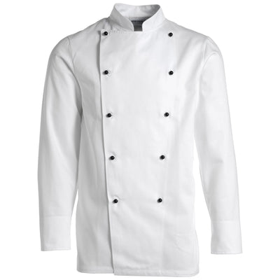 2333 White Men's Long Sleeve Cotton Chef Coat | Kentaur