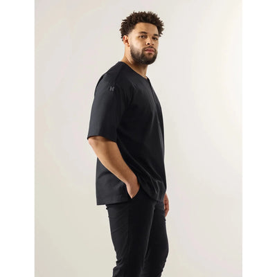 Norian Black Oversized Unisex T-shirt | Crew Neck