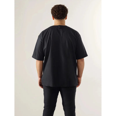 Norian Black Oversized Unisex T-shirt | Crew Neck