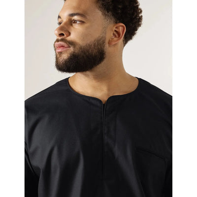Norian Black Oversized Unisex T-shirt | Crew Neck