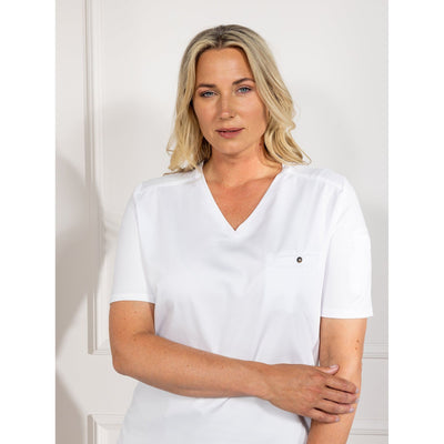 Fae White Women's Slim Fit Short-sleeve T-shirt | Kitchen & Service