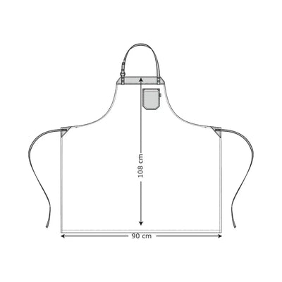 Bib Apron With Pocket 30391