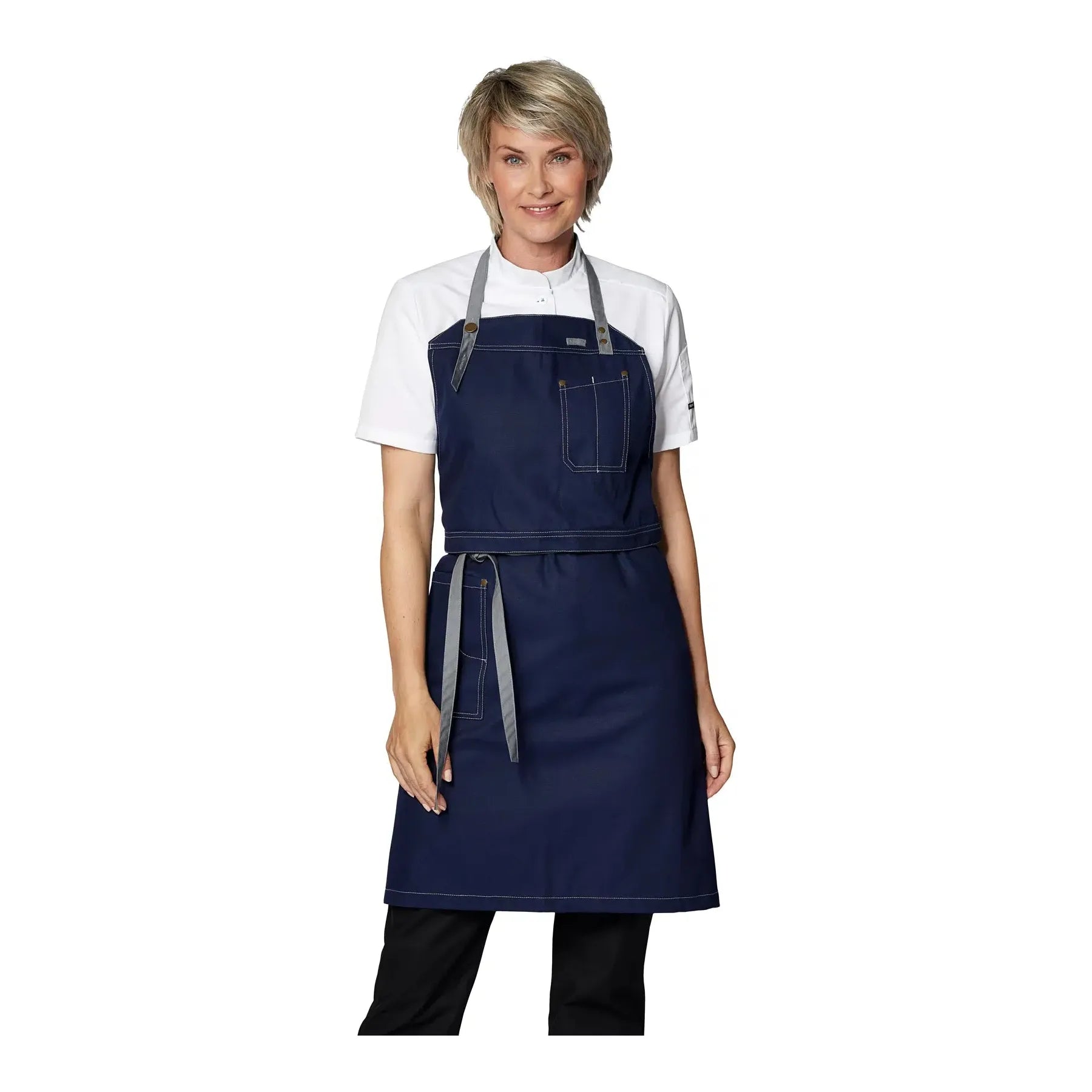 Bib Apron With Pockets 30360