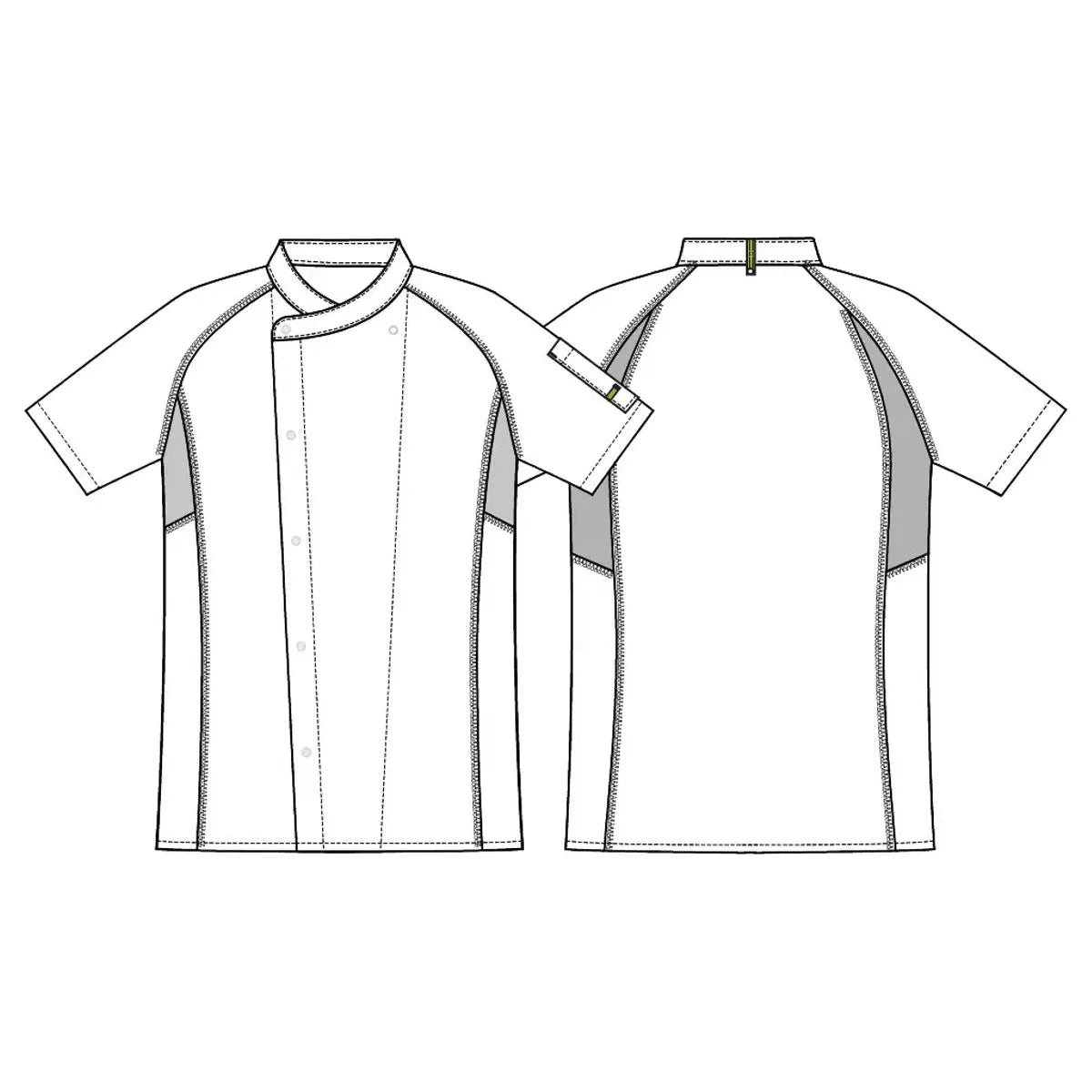 Chef Coat Short Sleeve Unisex 23400