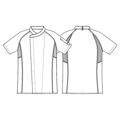 Chef Coat Short Sleeve Unisex 23400
