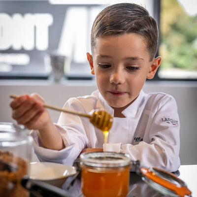 BASIL Kids White Chef Coat