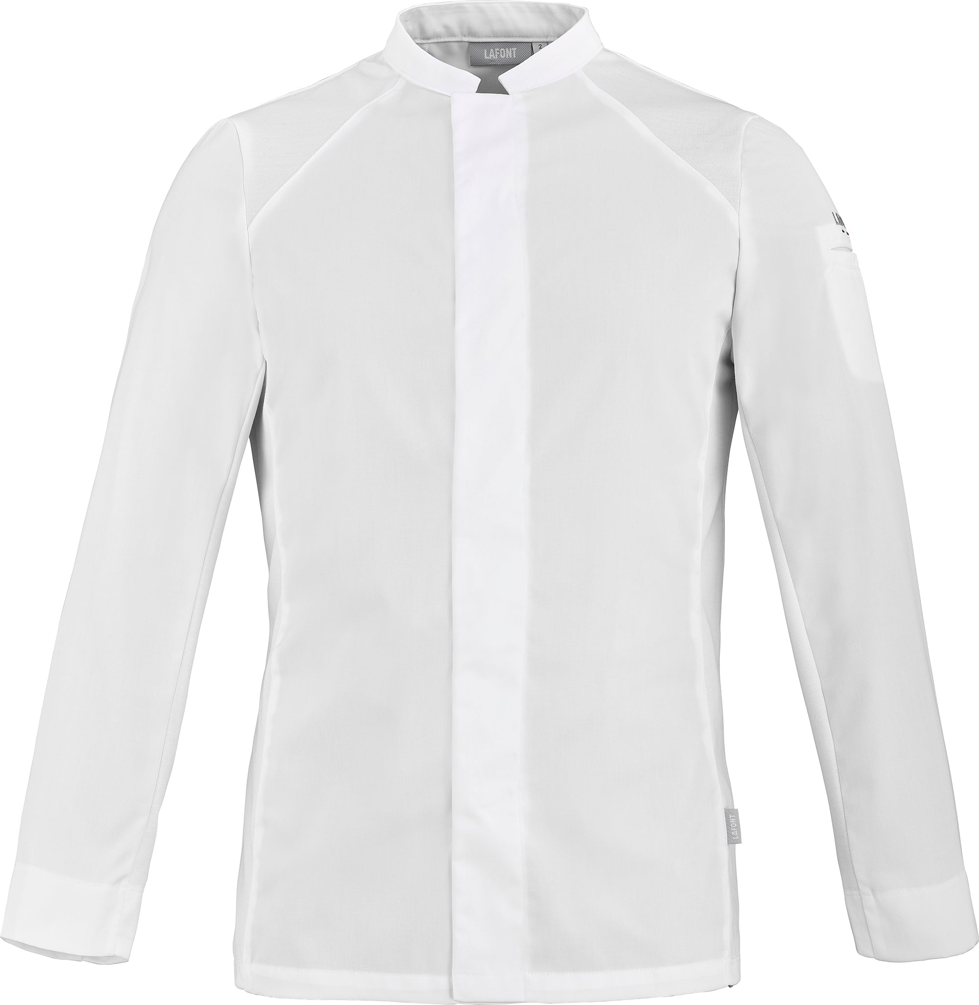 BASIL2 Men’s Long Sleeve Chef Coat | Breathable All-Day Coverage | Lafont