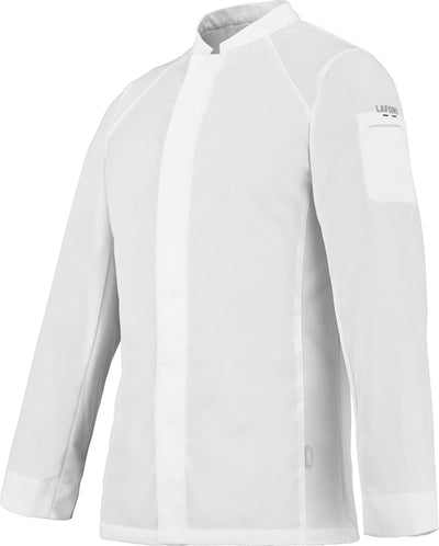 BASIL2 Men’s Long Sleeve Chef Coat | Breathable All-Day Coverage