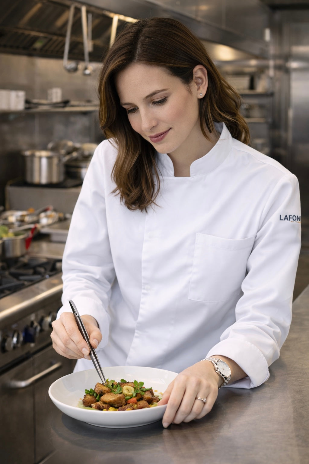 CABBAGE Unisex Long Sleeve Chef Jacket | Lafont – UNITED UNIFORMS