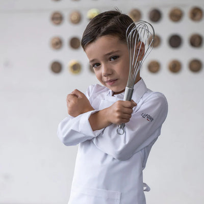 GALANGA White Kitchen Apron for Kids