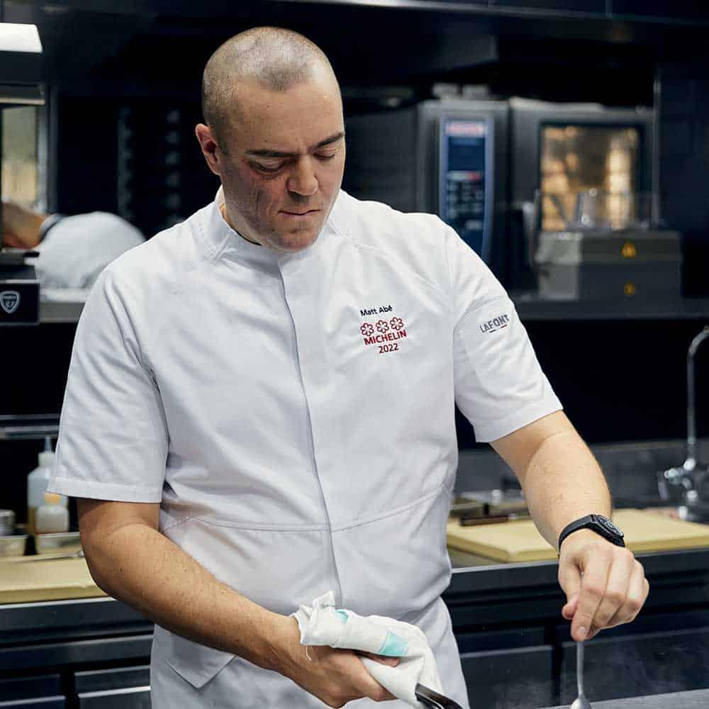 INCANDESCENCE Chef Coat Short Sleeve Mens