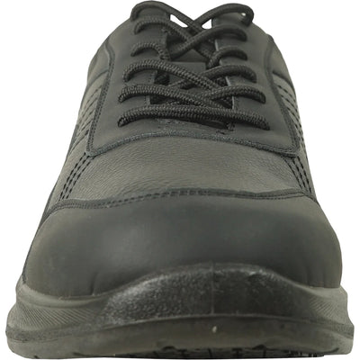 VANGELO Men Slip Resistant Shoe JIMMY-4 Black - Wide Width Available
