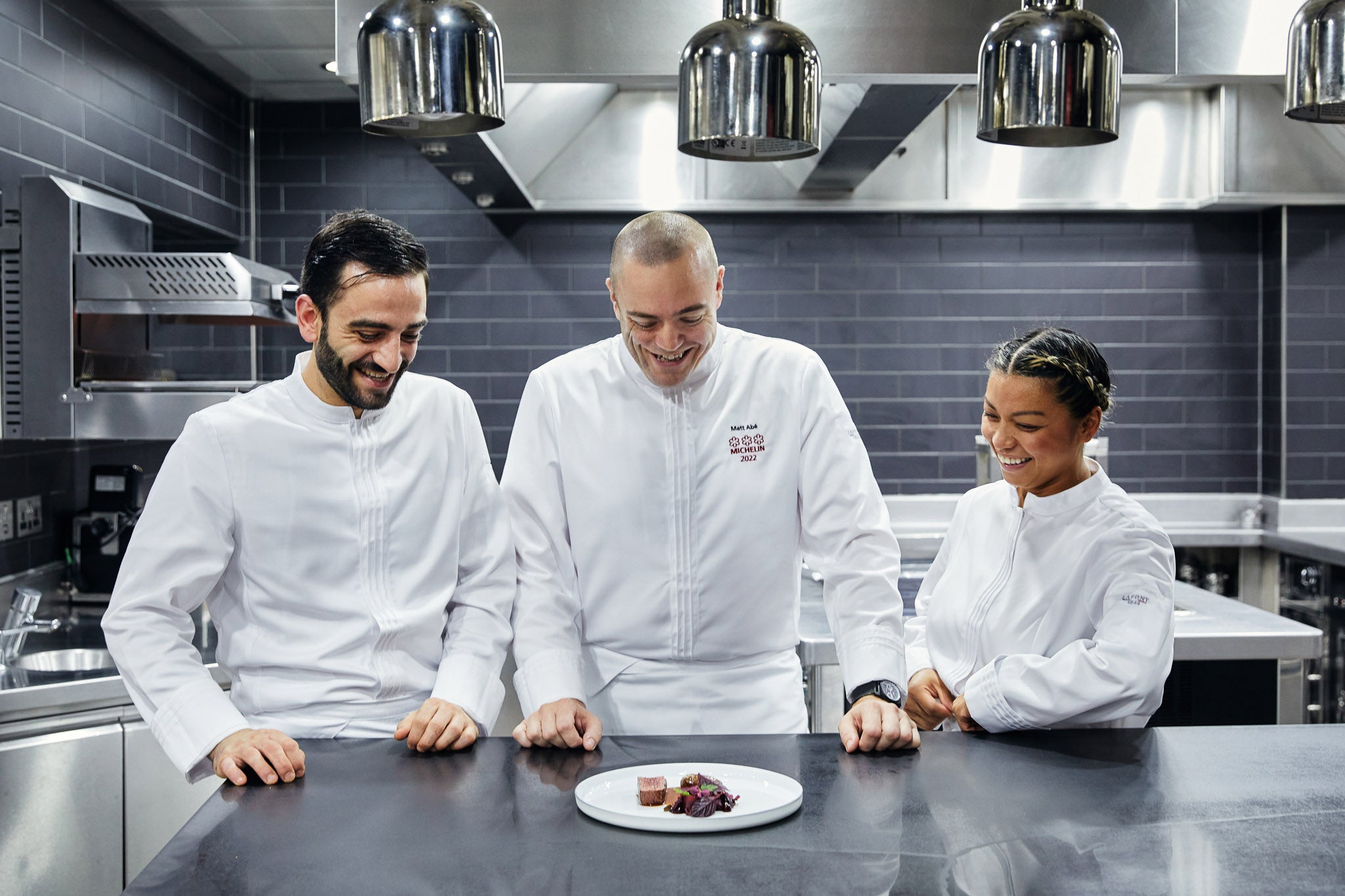 Lafont is the official Global Partner of the Michelin Guide. Supplying chef coats in white black premium fabrics.