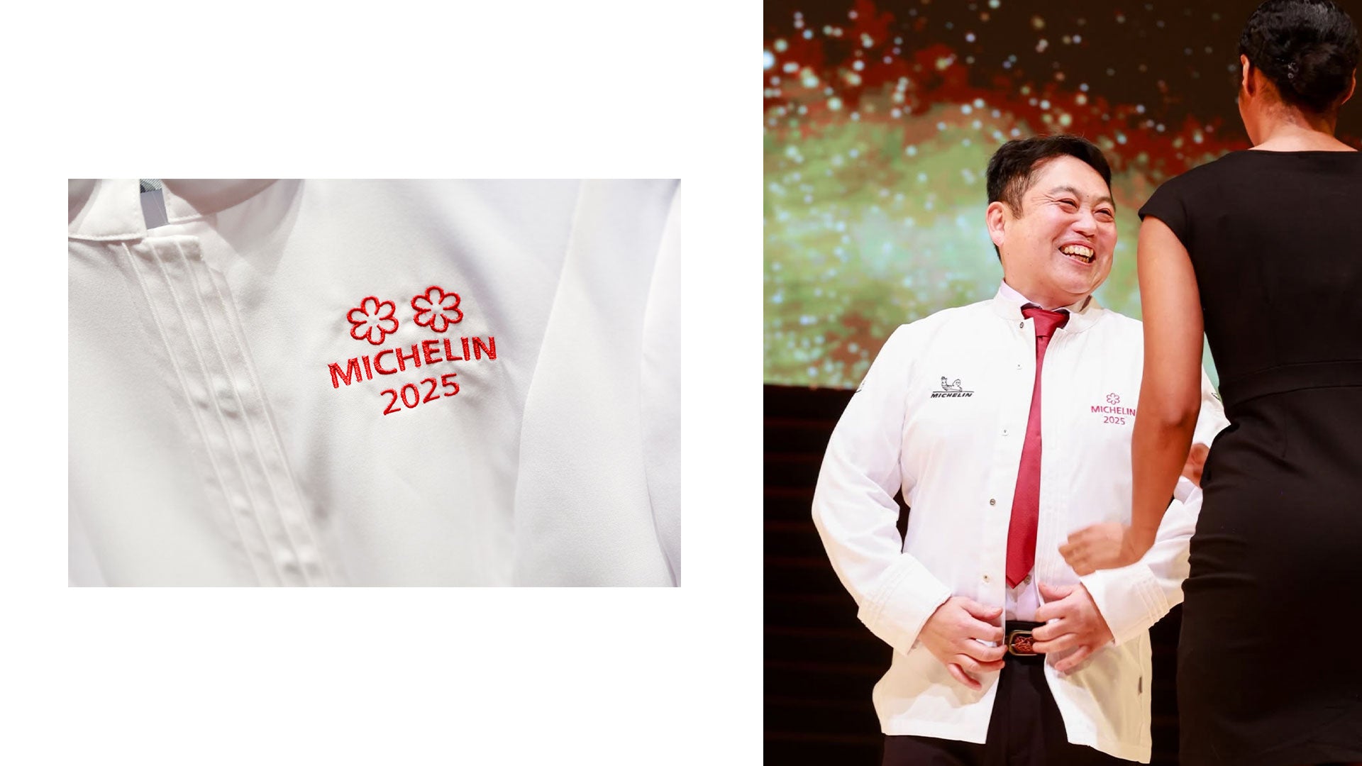 MICHELIN GUIDE AWARDED CHEF GETTING A JACKET