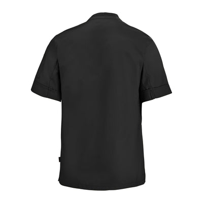 Lafont PARSLEY white, short sleeve men's chef coat, back view,  professional kitchen uniform.