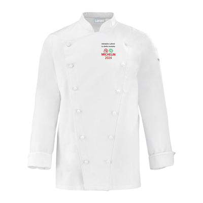PLATINE Men’s Double Breasted Chef Jacket | Professional Long-Sleeve Kitchen Coat