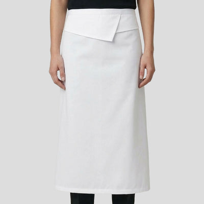 White PLATINIUM Apron worn by a waitress