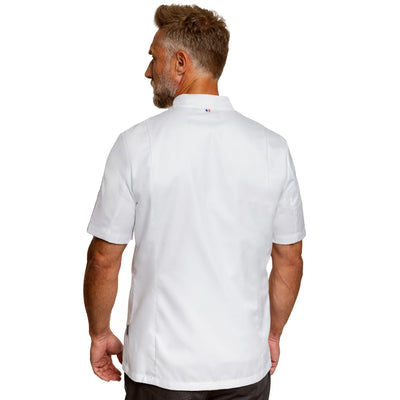 PLATINE Men's Short Sleeve Chef Jacket | Lafont