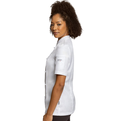 PLATINE Women's Short Sleeve Chef Jacket | Lafont