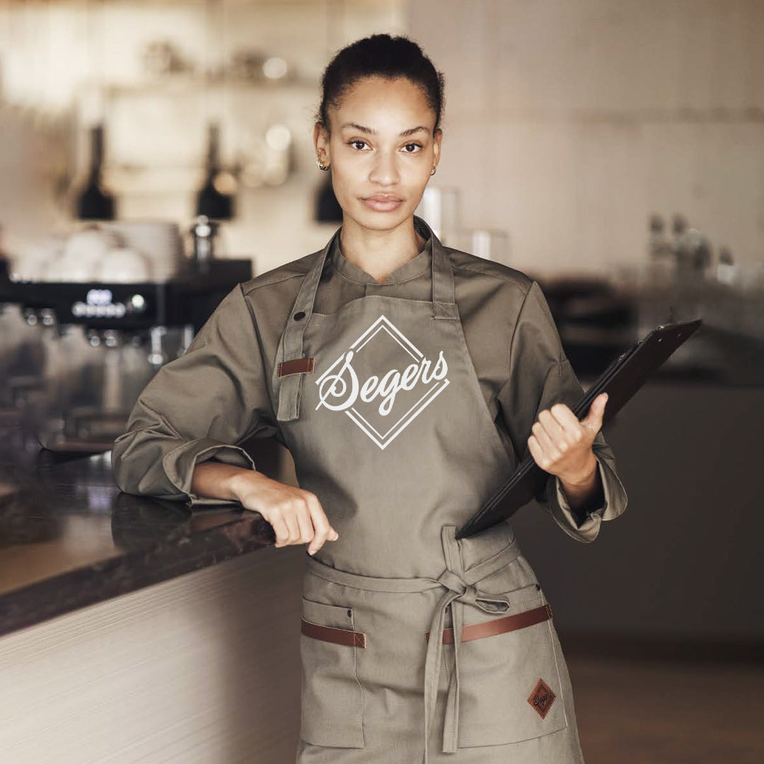 Shop Segers. Segers is a family business with the same philosophy as at the start of 1943 to develop stylish and functional work clothes for kitchens & restaurants. Wearing a garment from Swedish brand Segers does not automatically make you a star, but in fact many talented and prize-winning chefs wear our garments. Our garments are also worn by head waiters, waiting staff, bartenders and hotel receptionists.