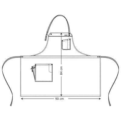 Bib Apron With Pockets 30360