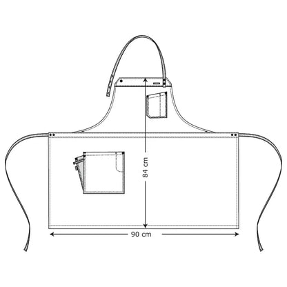 Bib Apron With Pockets 30360