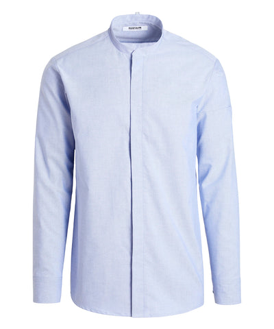 Kentaur 25478 men's Oxford shirt in oxford blue, front
