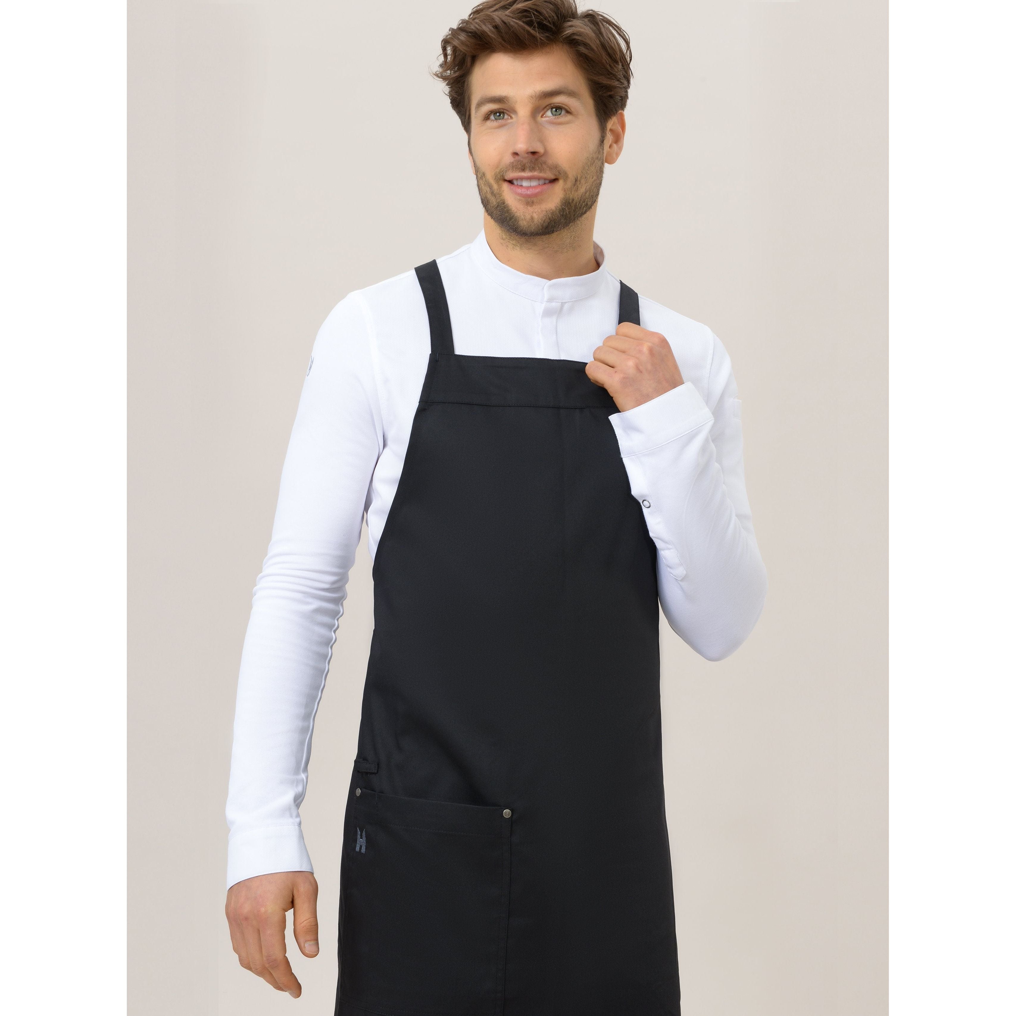 Bib Apron Eden Black