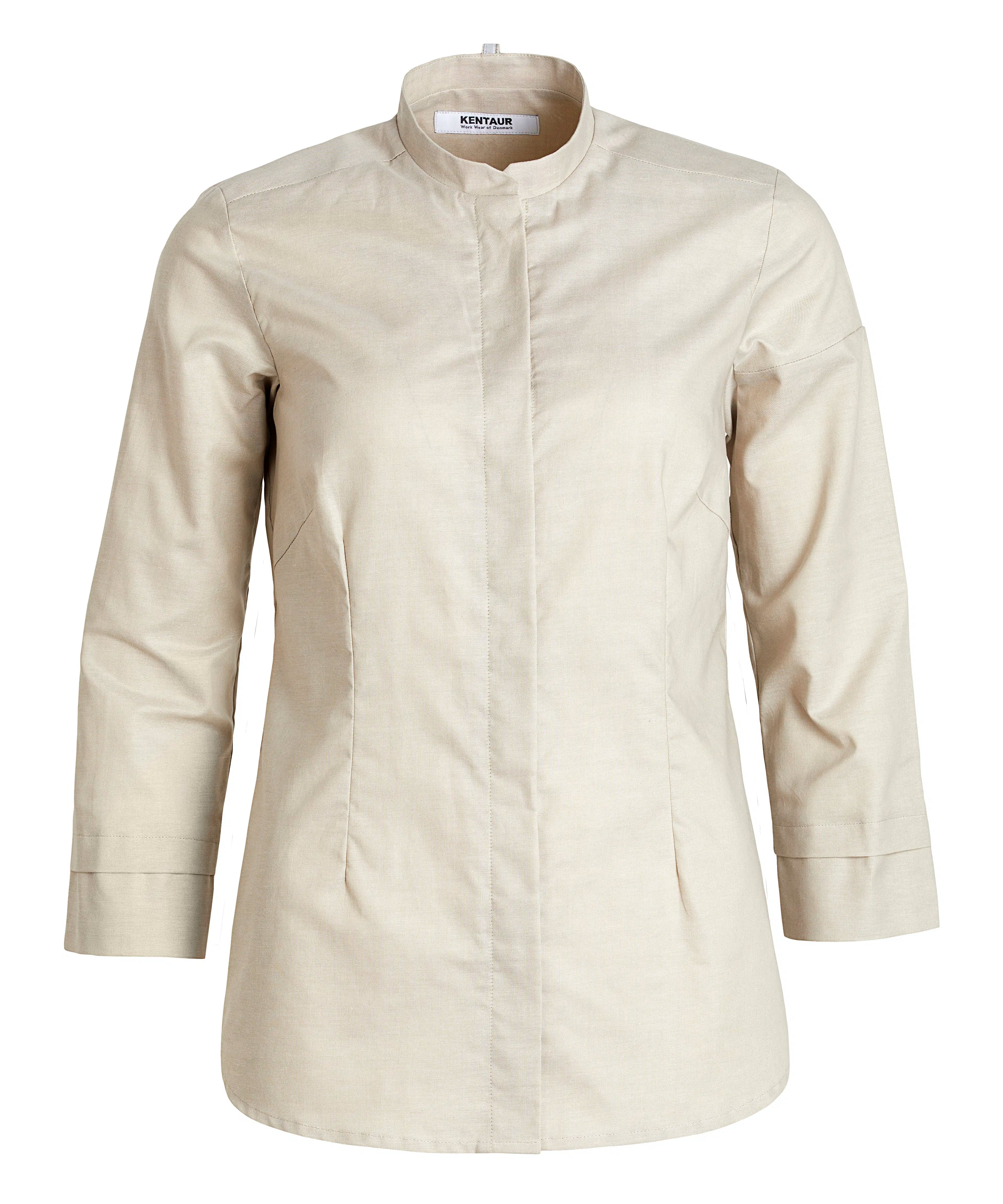 Kentaur 15478 women's Oxford shirt in sand, front