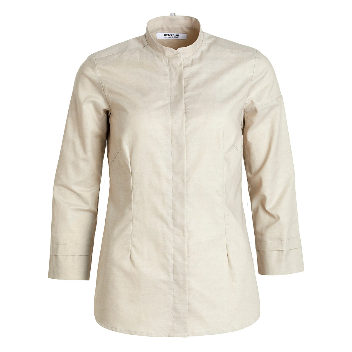 Kentaur 15478 women's Oxford shirt in sand, front