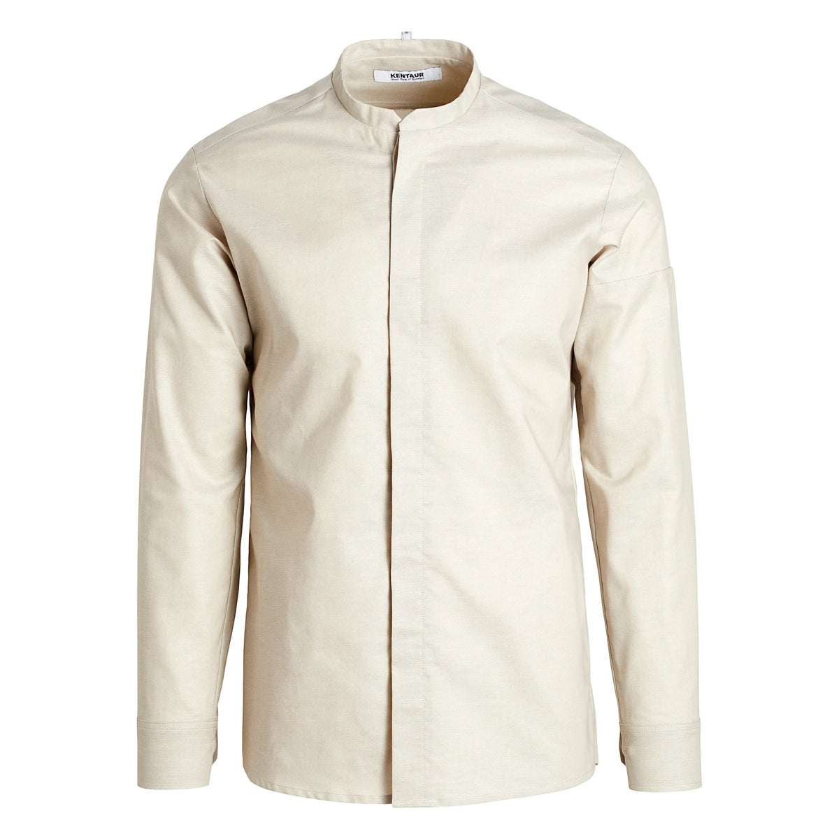 Kentaur 25478 men's Oxford shirt in sand, front