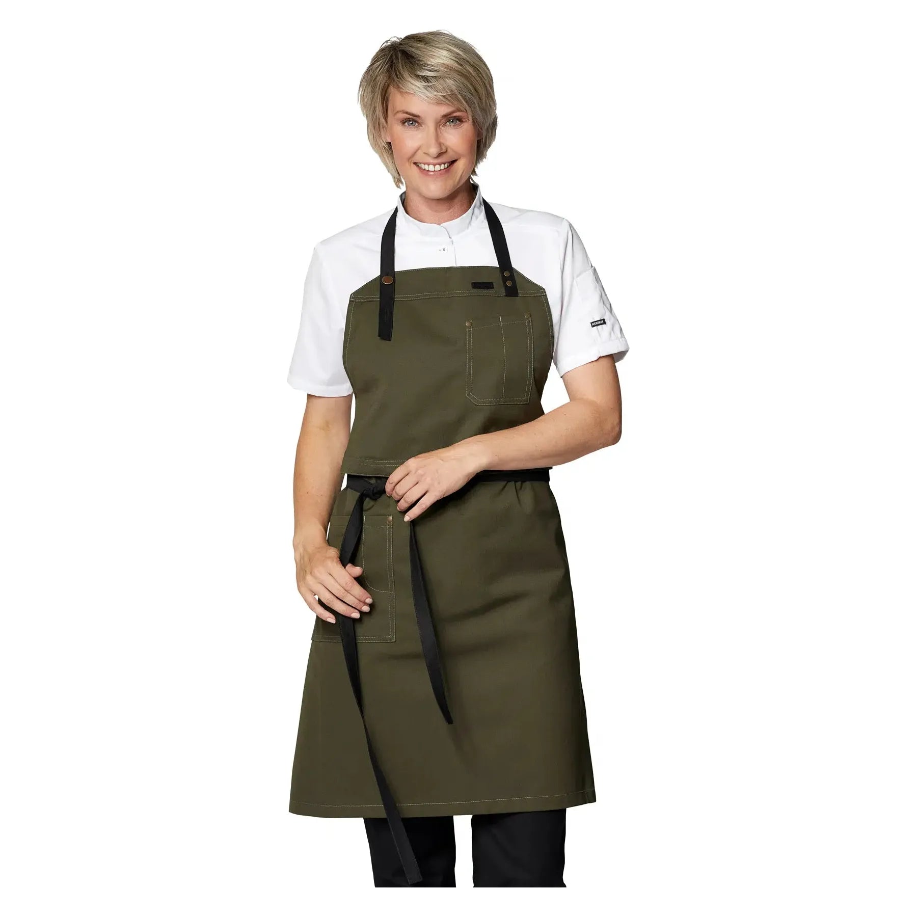 Bib Apron With Pockets 30360