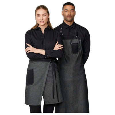 Bib Apron With Pocket 30391