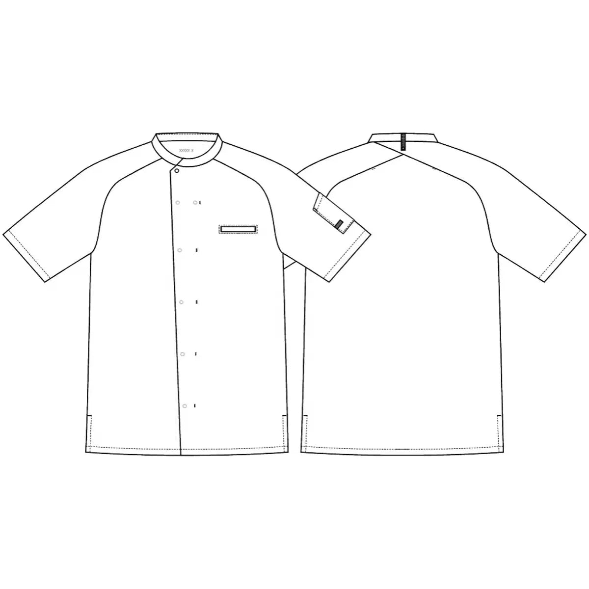 Chef Coat Short Sleeve Unisex 23560